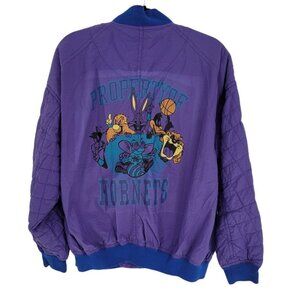 Jostens Mens Medium Purple Carolina Beach NC Property of Hornets Looney Tunes